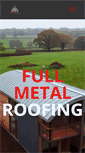 Mobile Screenshot of fullmetalroofing.co.uk